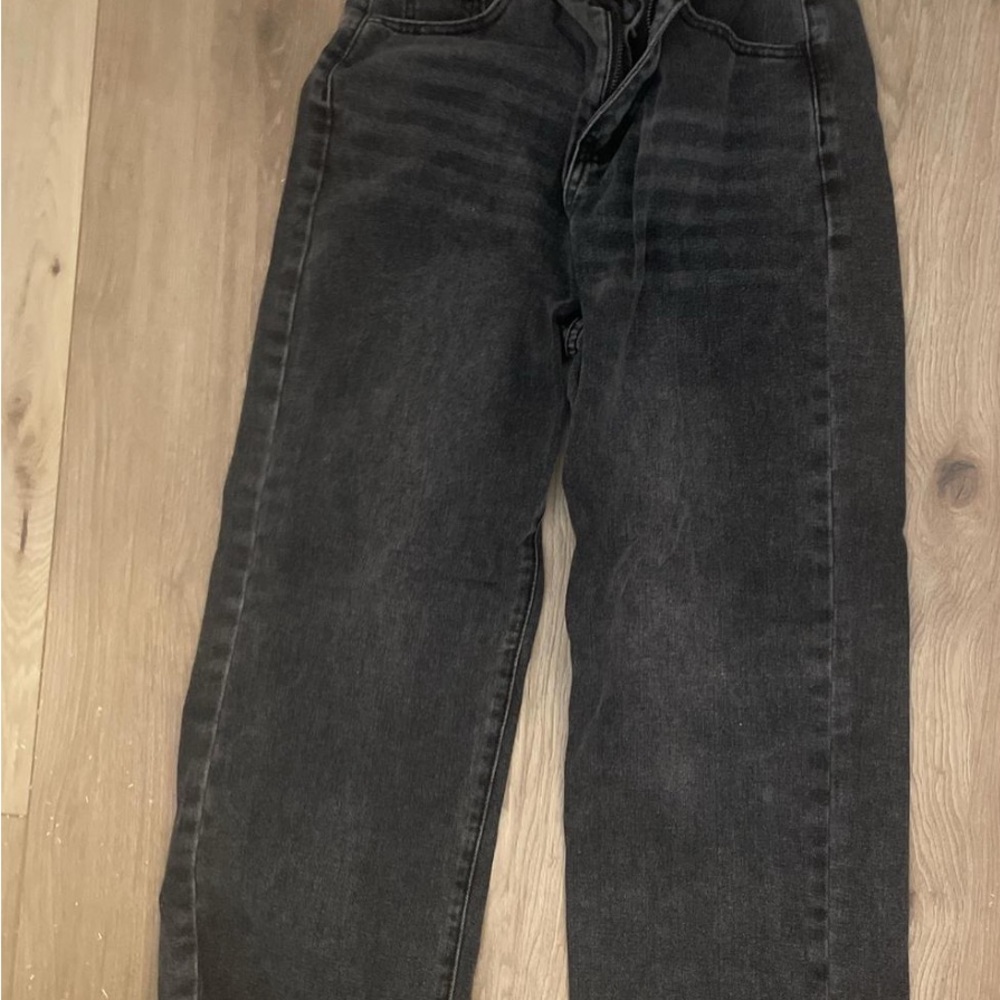 Women's Black Straight Leg Jeans